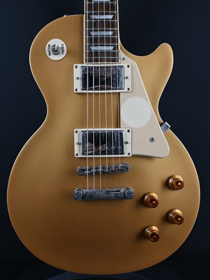 Epiphone Les Paul Standard Metallic Gold Electric Guitar 2012
