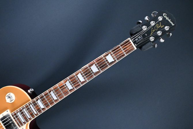 Epiphone Les Paul Standard Metallic Gold Electric Guitar 2012
