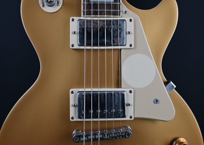 Epiphone Les Paul Standard Metallic Gold Electric Guitar 2012