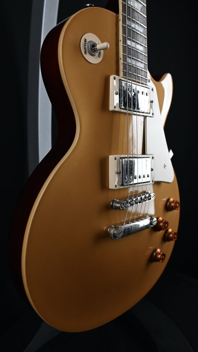 Epiphone Les Paul Standard Metallic Gold Electric Guitar 2012