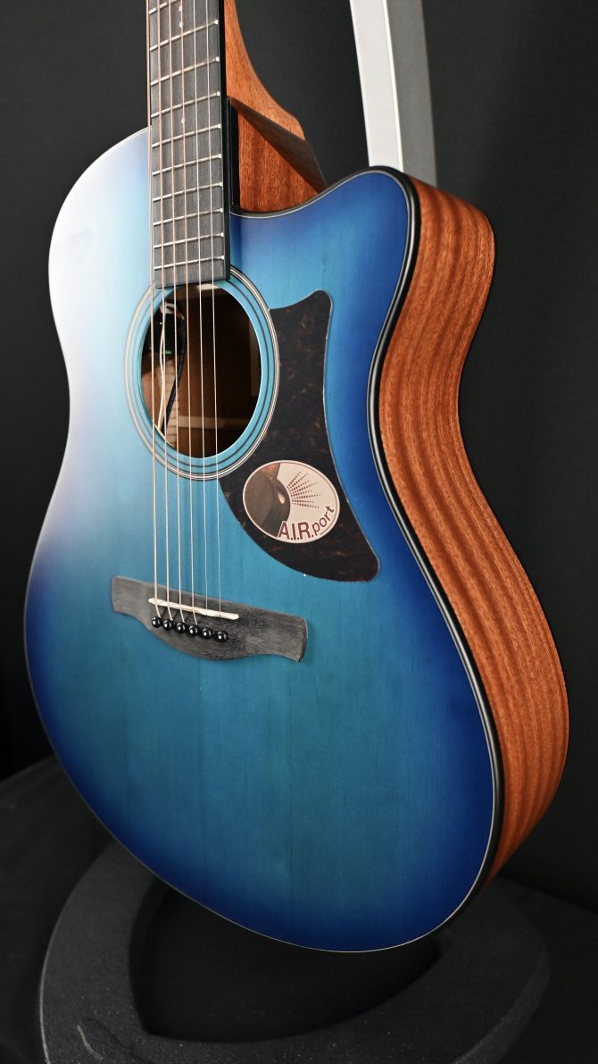 Ibanez AAM50CE-SBO Sapphire Blue Burst Acoustic Guitar #143