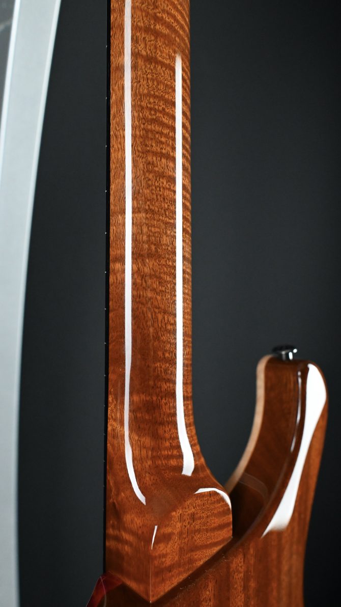 PRS Private Stock #12058 Custom 24 Hardtail Raspberry Lemon Stripe w/ Reverse Chevron Flame Maple Top