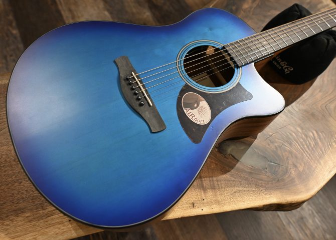 Ibanez AAM50CE-SBO Sapphire Blue Burst Acoustic Guitar #143