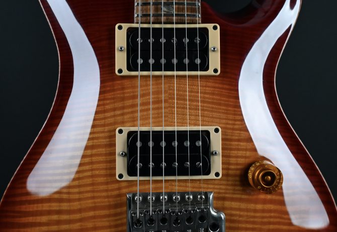 PRS Custom 24 10-Top Dark Cherry Sunburst 1990