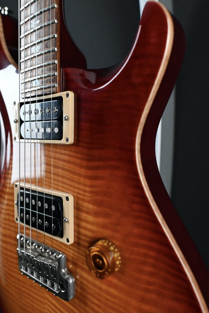 PRS Custom 24 10-Top Dark Cherry Sunburst 1990