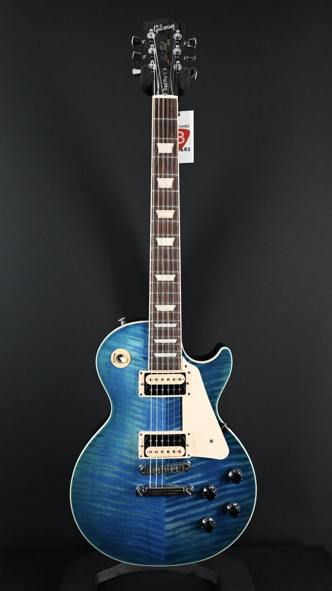 Gibson Les Paul Traditional Pro V AAA Top Ocean Water 2023