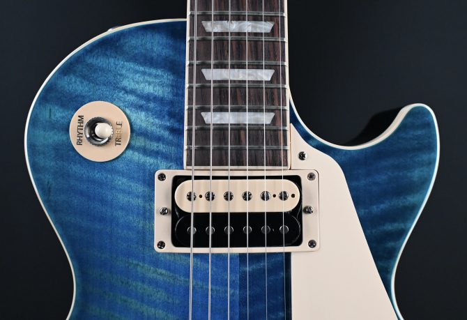 Gibson Les Paul Traditional Pro V AAA Top Ocean Water 2023