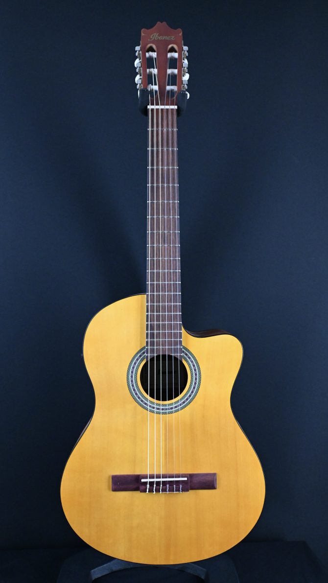 Ibanez GA3ECE-OAM Open Pore Amber Classical Guitar #080