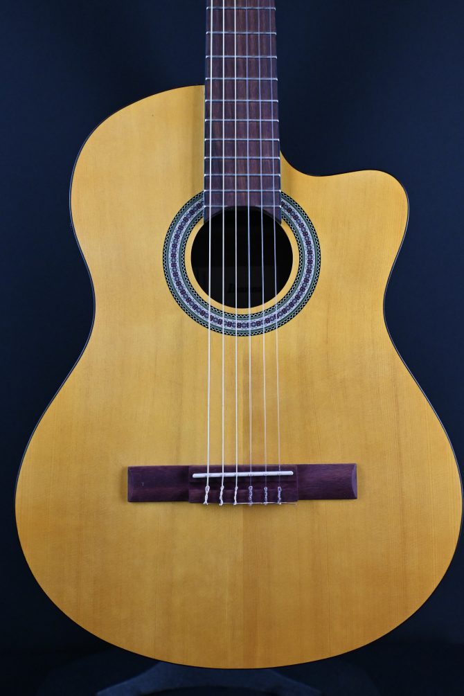 Ibanez GA3ECE-OAM Open Pore Amber Classical Guitar #080