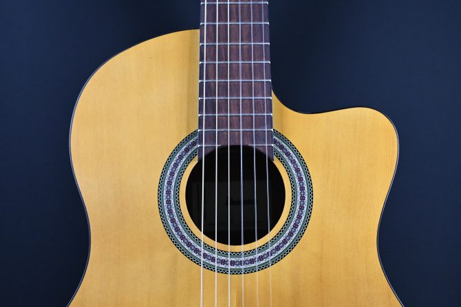 Ibanez GA3ECE-OAM Open Pore Amber Classical Guitar #080