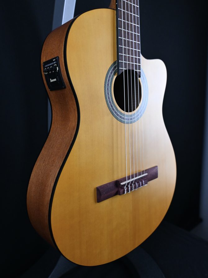Ibanez GA3ECE-OAM Open Pore Amber Classical Guitar #080