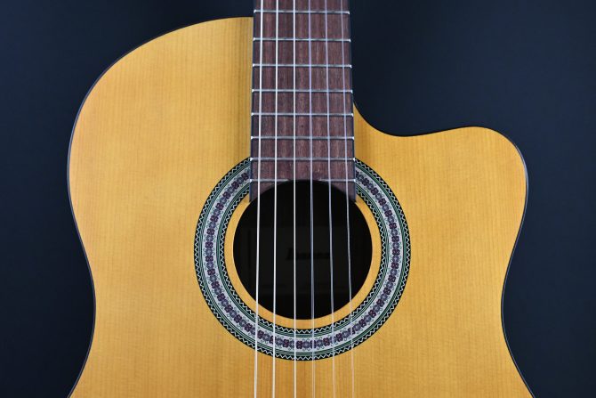 Ibanez GA3ECE-OAM Open Pore Amber Classical Guitar #079