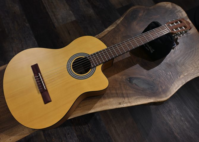 Ibanez GA3ECE-OAM Open Pore Amber Classical Guitar #080