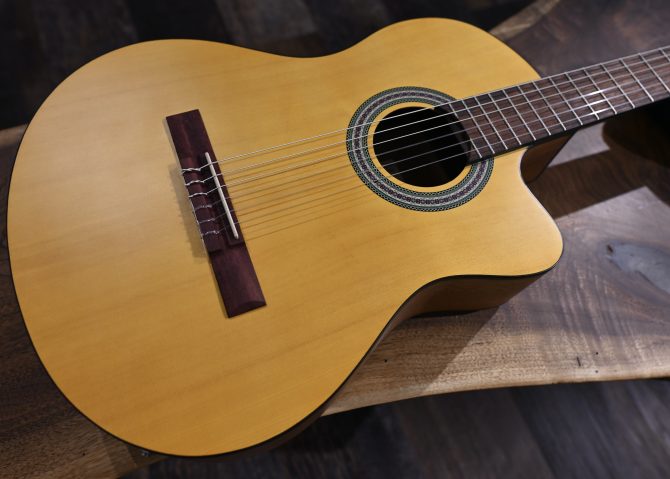 Ibanez GA3ECE-OAM Open Pore Amber Classical Guitar #080