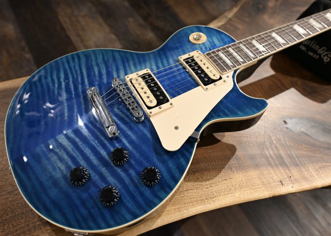Gibson Les Paul Traditional Pro V AAA Top Ocean Water 2023