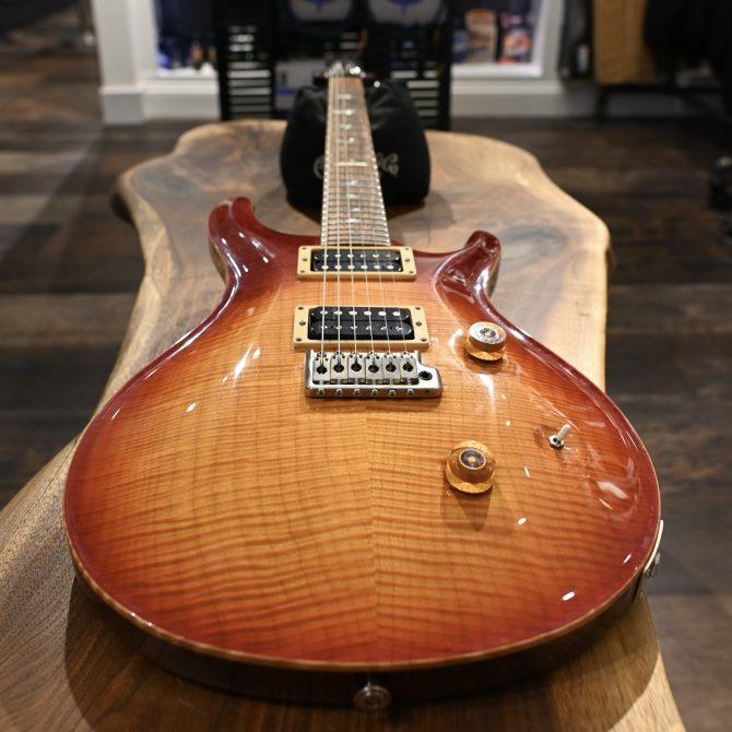 PRS Custom 24 10-Top Dark Cherry Sunburst 1990