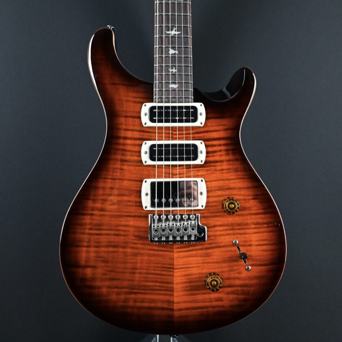 PRS SE Studio Orange Tiger Smokeburst Electric Guitar #821