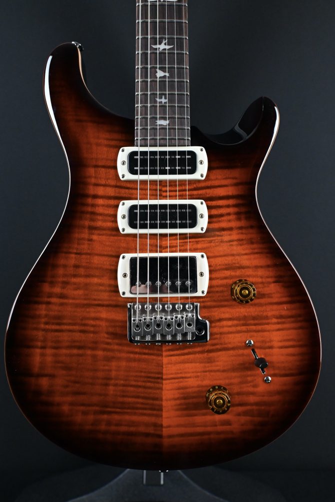PRS SE Studio Orange Tiger Smokeburst Electric Guitar #821