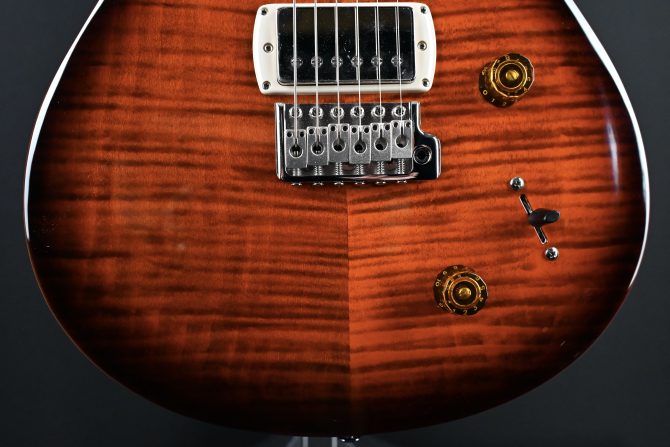 PRS SE Studio Orange Tiger Smokeburst Electric Guitar #821