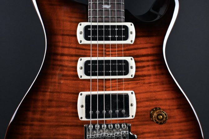 PRS SE Studio Orange Tiger Smokeburst Electric Guitar #821