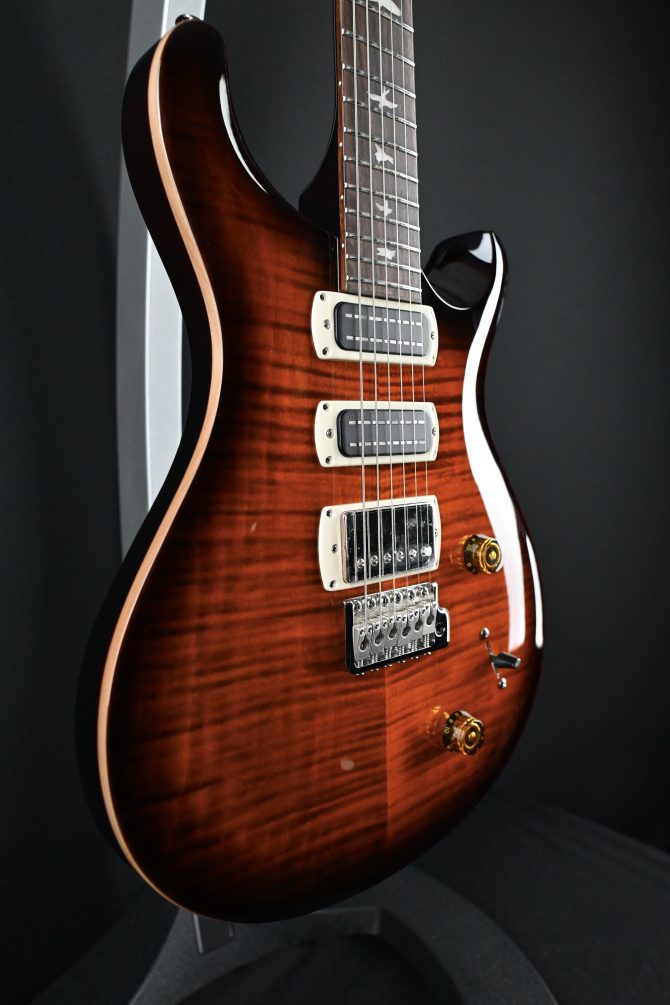 PRS SE Studio Orange Tiger Smokeburst Electric Guitar #821