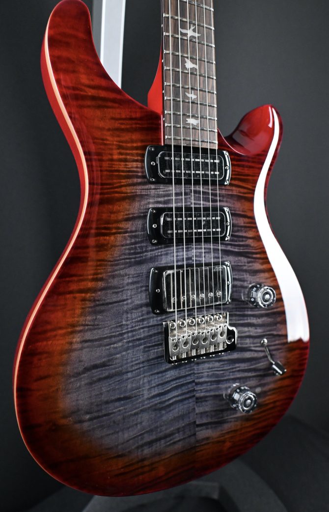 PRS SE Studio Charcoal Cherry Burst Electric Guitar #263
