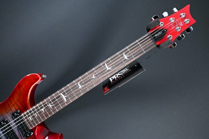 PRS SE Studio Charcoal Cherry Burst Electric Guitar #263