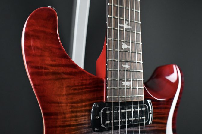 PRS SE Studio Charcoal Cherry Burst Electric Guitar #263