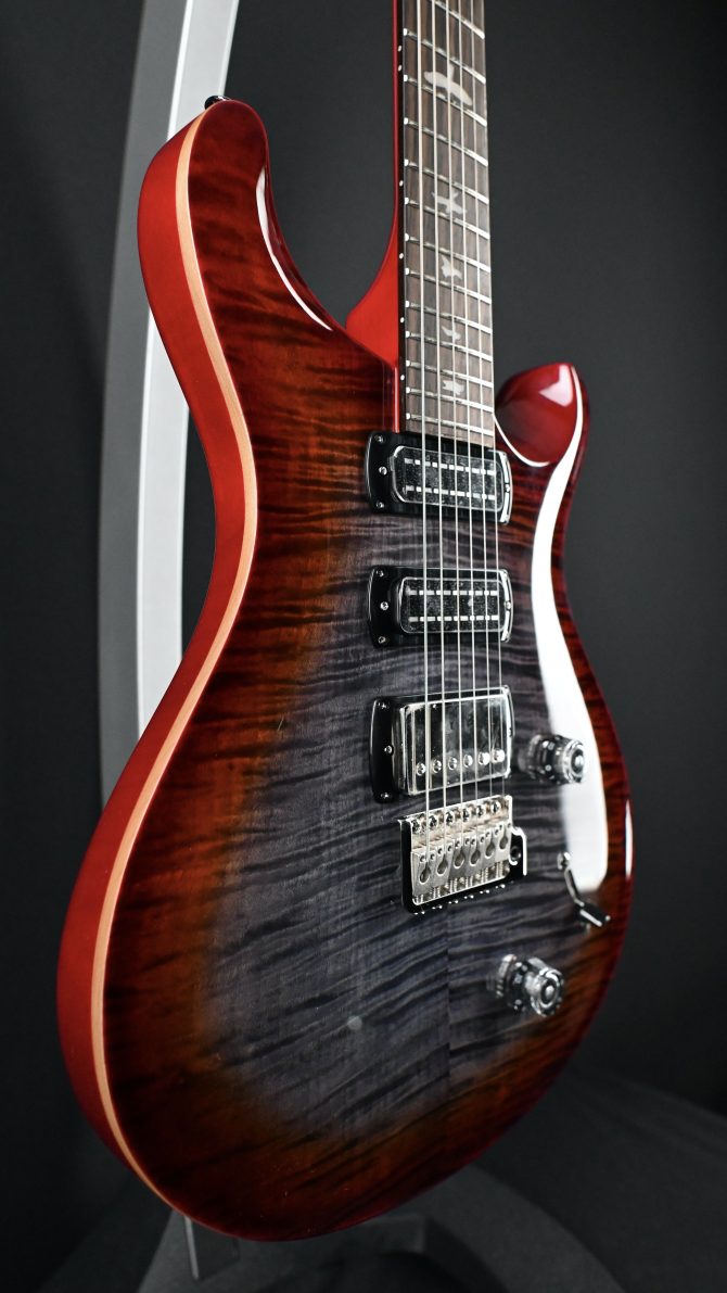 PRS SE Studio Charcoal Cherry Burst Electric Guitar #263