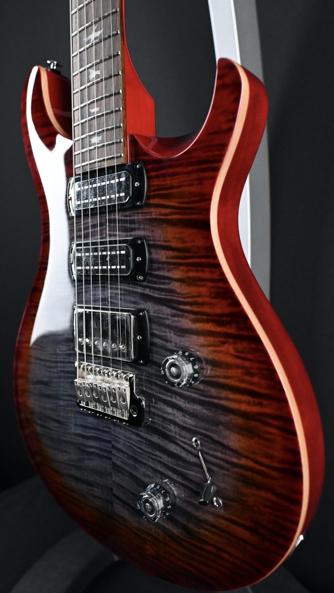 PRS SE Studio Charcoal Cherry Burst Electric Guitar #263