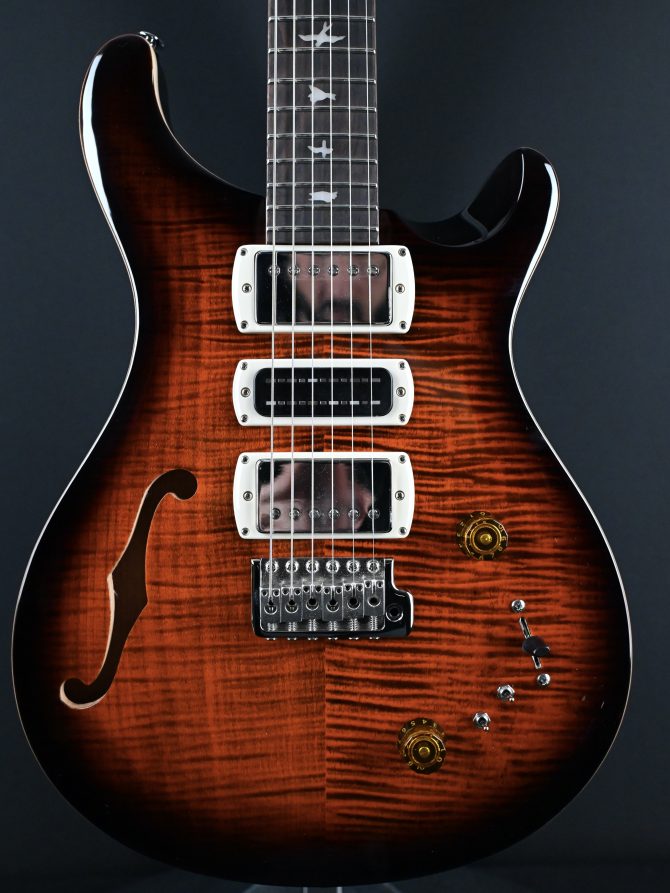 PRS SE Special Semi-Hollow Orange Tiger Smokeburst #659
