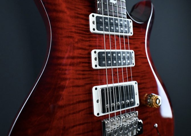 PRS S2 Studio Fire Red Burst Electric Guitar #215