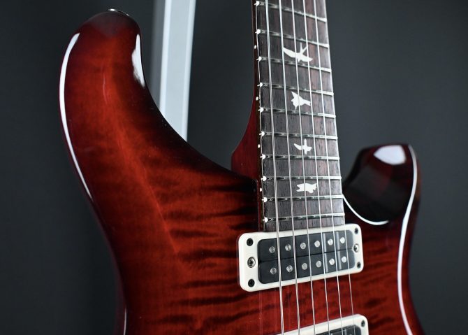 PRS S2 Studio Fire Red Burst Electric Guitar #215