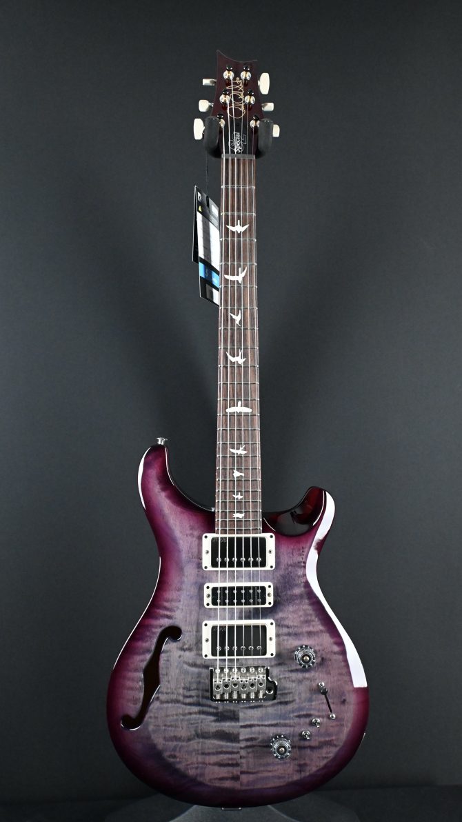 PRS S2 Special Semi-Hollow Faded Gray Black Purple Burst #309