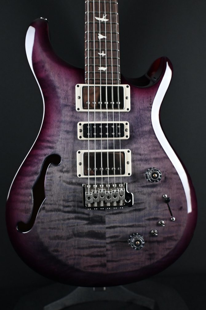 PRS S2 Special Semi-Hollow Faded Gray Black Purple Burst #309