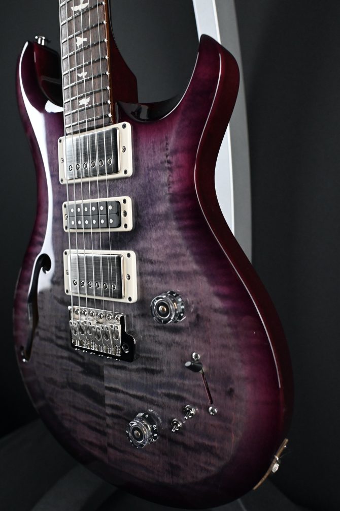 PRS S2 Special Semi-Hollow Faded Gray Black Purple Burst #309