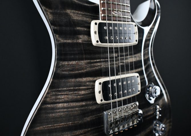PRS Brushstroke 24 Limited Charcoal Wraparound w/ White Back and Neck 2014
