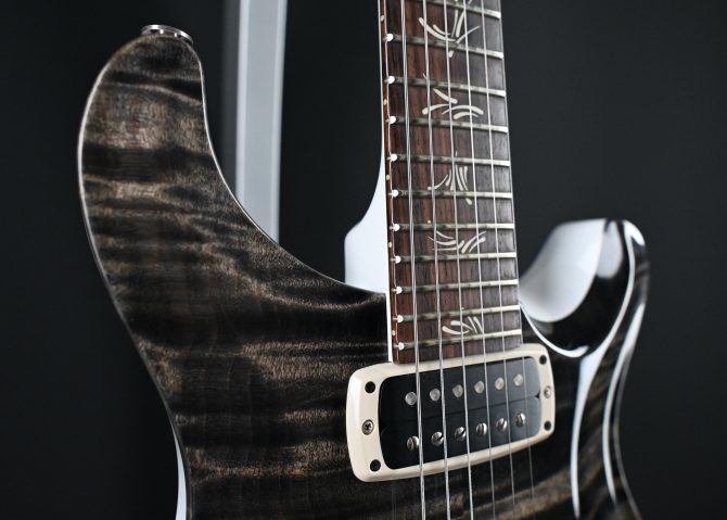 PRS Brushstroke 24 Limited Charcoal Wraparound w/ White Back and Neck 2014
