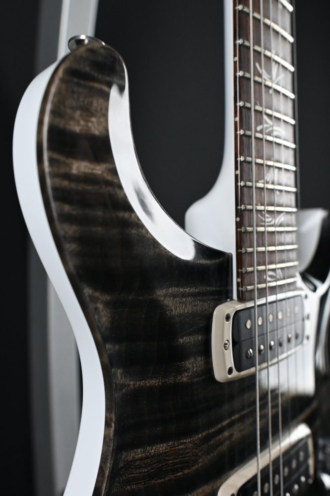 PRS Brushstroke 24 Limited Charcoal Wraparound w/ White Back and Neck 2014