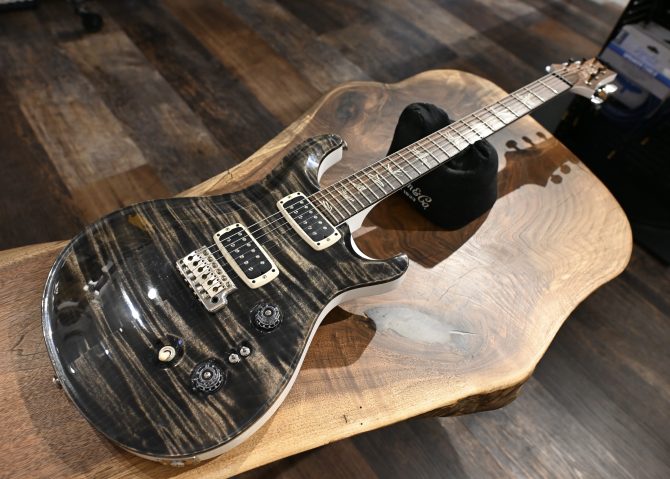 PRS Brushstroke 24 Limited Charcoal Wraparound w/ White Back and Neck 2014