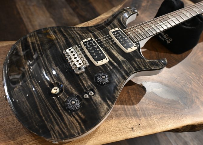 PRS Brushstroke 24 Limited Charcoal Wraparound w/ White Back and Neck 2014