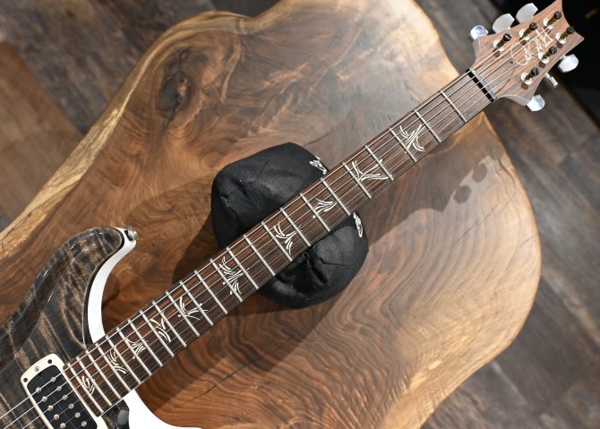 PRS Brushstroke 24 Limited Charcoal Wraparound w/ White Back and Neck 2014