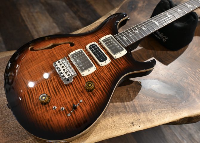 PRS SE Special Semi-Hollow Orange Tiger Smokeburst #659