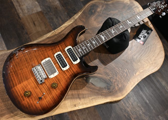 PRS SE Studio Orange Tiger Smokeburst Electric Guitar #821