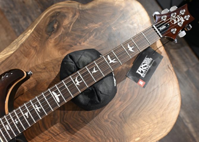 PRS SE Studio Orange Tiger Smokeburst Electric Guitar #821