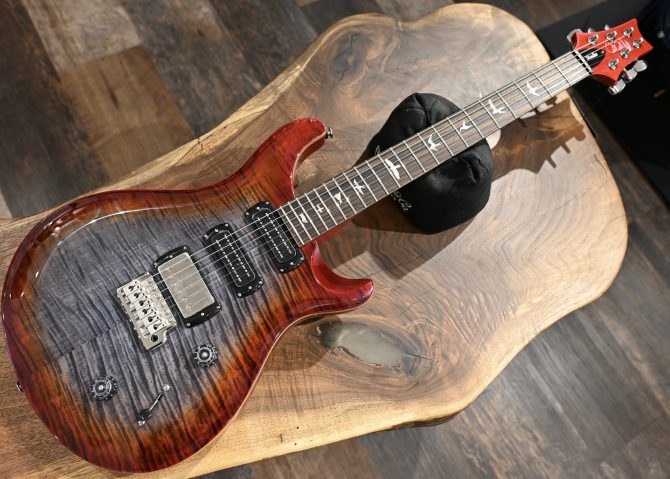 PRS SE Studio Charcoal Cherry Burst Electric Guitar #263