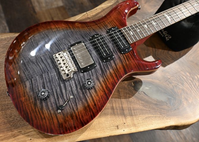PRS SE Studio Charcoal Cherry Burst Electric Guitar #263