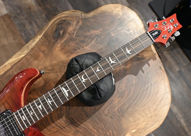 PRS SE Studio Charcoal Cherry Burst Electric Guitar #263