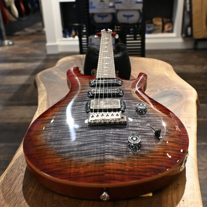 PRS SE Studio Charcoal Cherry Burst Electric Guitar #263