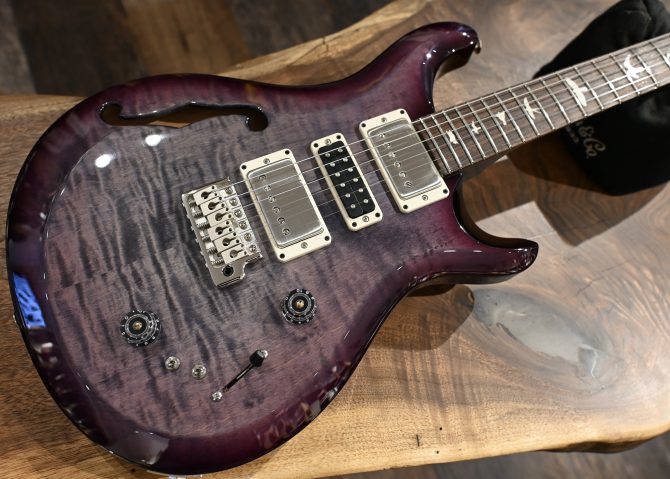 PRS S2 Special Semi-Hollow Faded Gray Black Purple Burst #309